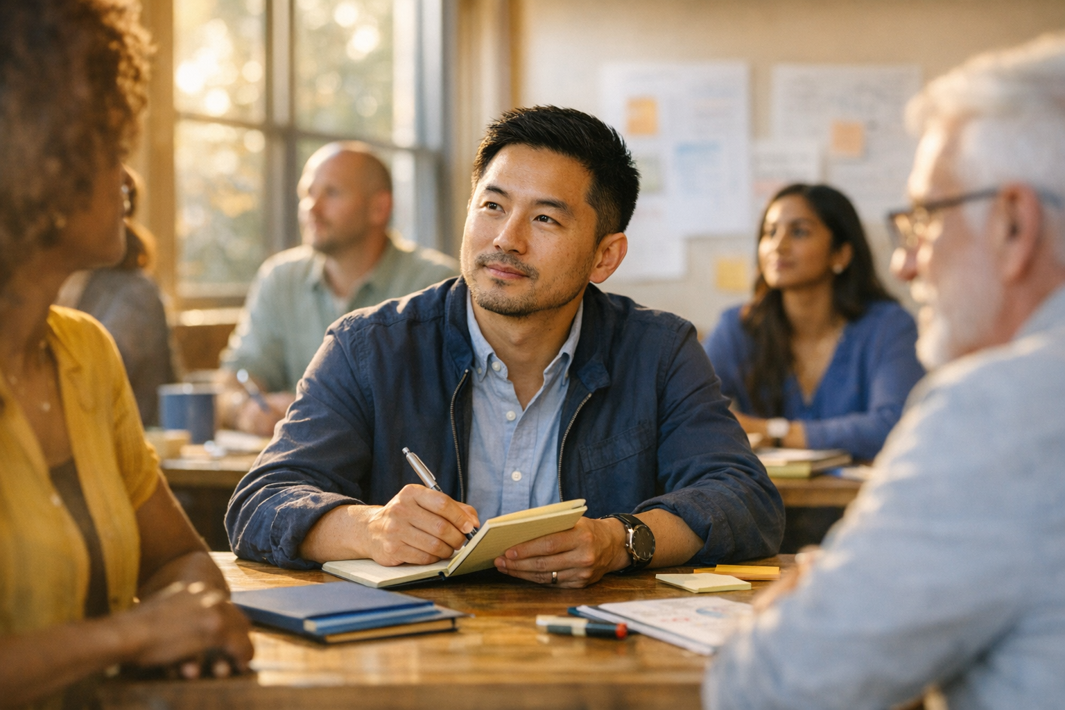 Professional Listening to Conversation in Workshop